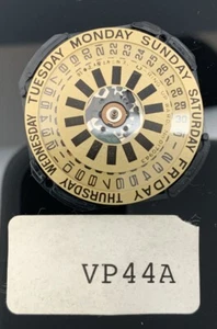 Shiojiri VP44A Quartz Watch Movement With Stem, Day Date, NOS - Picture 1 of 4