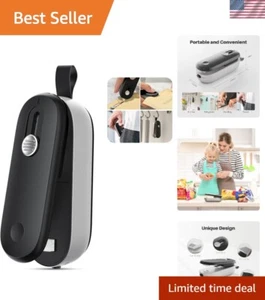 2-in-1 Mini Bag Sealer & Cutter - Portable Heat Sealer for Snacks & Food Storage - Picture 1 of 9
