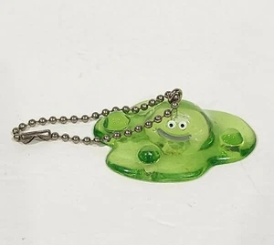 Dragon Quest 1" Clear Crystal Bubble Slime Mascot Plastic Figure Keychain - Picture 1 of 3