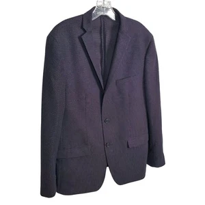 Lord & Taylor Laboratory Mens Size 44R Sportcoat Blazer Micro Polka Dot 2 Button - Picture 1 of 14