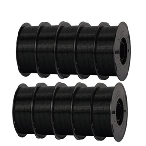 Filamento de impresora 3D negro 10 kg de fibra de carbono PETG paquetes de 1,75 mm carretes de 10 x 1 kg - Imagen 1 de 9