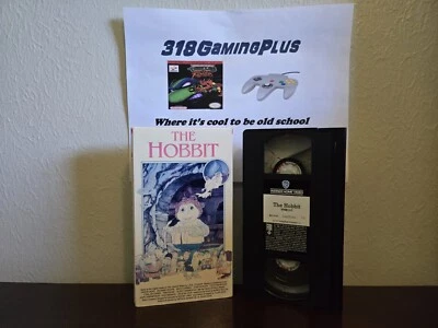 The Hobbit (VHS, 1991) JRR TOLKEIN Animated CIB RARE FAST SAME DAY SHIPPING  - Image 1 of 4