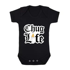 CHUG LIFE BABYGROW 2PAC TUPAC SHAKUR FUNNY GIFT - Picture 1 of 4