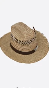 Saint Laurent mens straw hat. 59/L. $895 - Picture 1 of 10