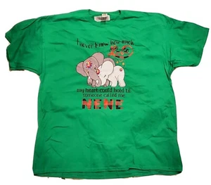 Love Someone Calls Me Nene Elephant Heart Green Unisex Women's T-Shirt 2XL - Picture 1 of 1