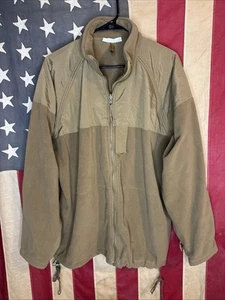 Large Regular USN Navy NWU Type Parka Fleece Liner Coyote Brown 5278 - Picture 1 of 4