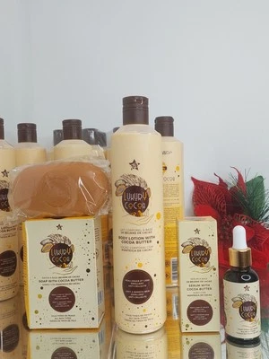 ❤LUXURY COCOA Butter Lotion+ Serum+ Soap Smooth, Skin ANTI Cellulite EFFECTIVE  - Image 1 of 4