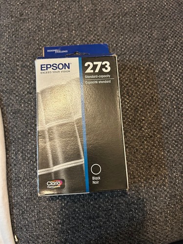 Genuine Epson T273 273 Claria Black Ink Standard Capacity (T273020-S ...