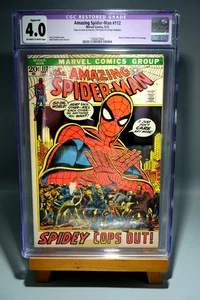 Amazing Spider-Man #112 CGC 4.0 Doctor Octopus cameo apparizione Marvel 1972 - Foto 1 di 6