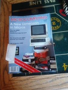 Vintage Microcomputing Magazine 1 1983 & 11 1984 12 Magazine Lot - Picture 1 of 18