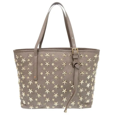 AUTÊNTICA BOLSA JIMMY CHOO Star studs SASHA SashaTote couro verde - Imagem 1 de 4