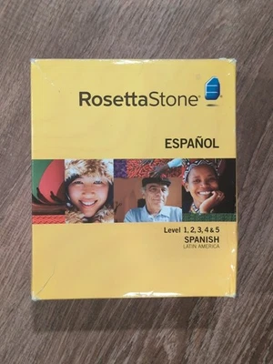 Rosetta Stone Spanish (Español) Levels 1-5  Set Language Learning Software  - Image 1 of 2