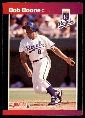 1989 Donruss Traded Bob Boone Baseball Cards #T-5 - Image 1 of 2