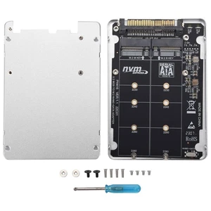 M.2 SSD zu U.2 Adapter 2In1 M.2 NVMe und SATA-Bus NGFF SSD zu PCI-E U.2 SFF5839 - Bild 1 von 18