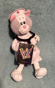 Vintage Party Kumpels Stofftier Katze Krankenschwester 10 Zoll - Bild 1 von 8