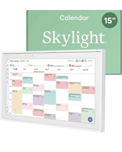 Skylight - Calendar: 15 Inch Touchscreen Smart Calendar and Chore Chart - White - Picture 1 of 7