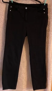 Damenjeans Jeans Hose Leichte Sommerhose 🦋 Gr. 46; 2XL-3XL 🦋 Schwarz ⚫️ - Bild 1 von 11
