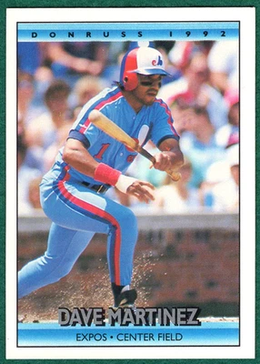 Dave Martinez - 1992 Donruss #732 - Montreal Expos Baseball Card - Image 1 of 2