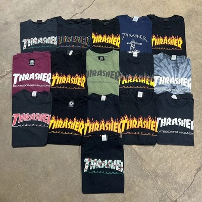 Lot Of 16 Thrasher T Shirts Men's Size | S-L | Skater Y2K Skate Tees Grunge Y2K  - Image 1 of 4