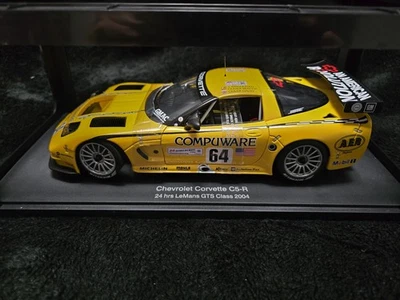 ¡SIN RESERVA!   AUTOart 80407 1:18 Corvette C5-R 24 horas LeMans GTS Clase 2004 #64 Foto 1 de 4