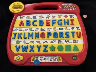 Vtg VTech Little Smart Phonics From A To Z Learning Tablet ALPHABET+ w/ Braille - Image 1 of 4