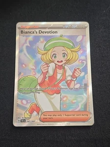 Biancas Hingabe 197/162 SV05: Zeitliche Kräfte Ultra Rare Holo Pokemon TCG NM - Bild 1 von 2