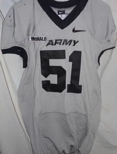 Army Black Knights Authentic Game Used Worn Football Jersey #51 Mcdonald Sz L - Picture 1 of 7