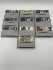 10 Stk. Super Nintendo SNES - Konvolut - BUNDLE - Sammlung - Bild 1 von 2