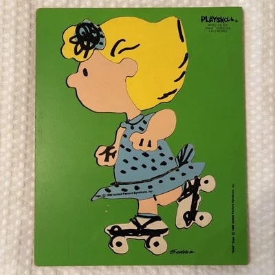 Playskool Peanuts 1960 Sally Whee-wee-wee! Puzzle de 10 piezas ¡limpio y muy bonito! Foto 1 de 4
