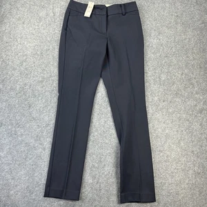 Ann Taylor Petite Pants Damen 00P Navy Curvy Slim Leg elegante Arbeitshose - Bild 1 von 16