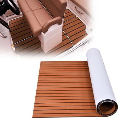 MARKENLOS Bodenbelag Matte Boot Yacht Teak EVA Schaum Deck Teppich Selbstklebend Bootsdeck