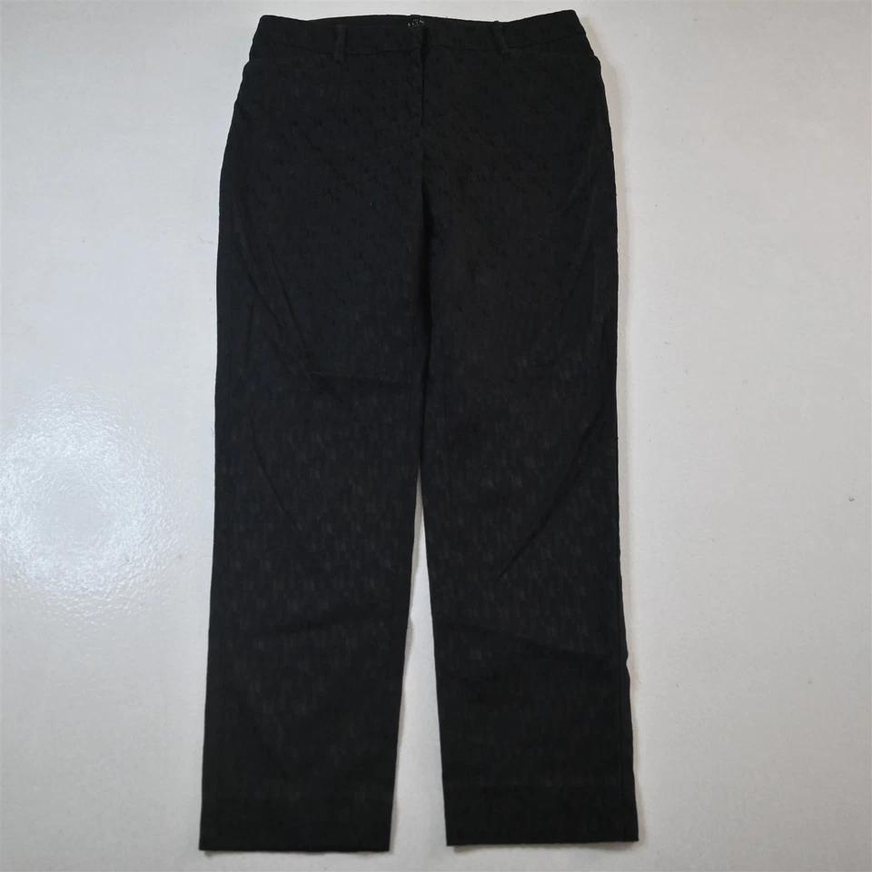 Pantalones de vestir para mujer White House Black Market 4 geométricos al tobillo ajustados Foto 1 de 4