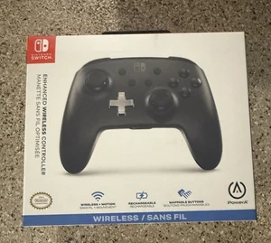 CONTROLADOR INALÁMBRICO NINTENDO SWITCH NEGRO POWER A MECANIZADO - Imagen 1 de 5