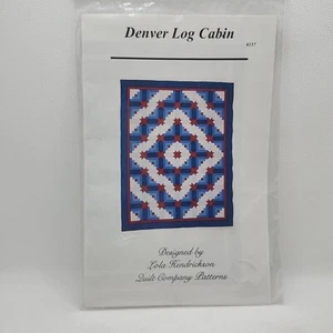 Lola Hendrickson Quilt Company #157 Denver Log Cabin Pieced Quilt Pattern  - Bild 1 von 3