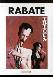 PLAQUE TÔLE ÉMAILLÉE IBICUS Pascal RABATE Vents d'Ouest 2002 - Imagen 1 de 1