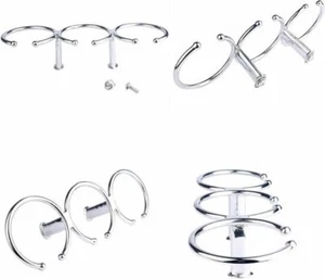 Amarine Made Stainless Steel Boat Triple Ring Cup Drink Holder Open Ring Design - Bild 1 von 9