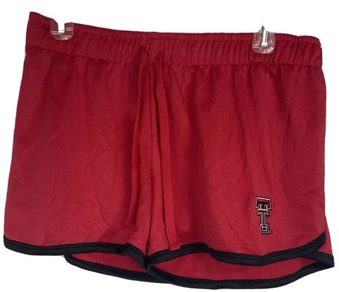 NEW - Colosseum Texas Tech Shorts -Large -Elastic Drawstring 32-34" Shorts Cover