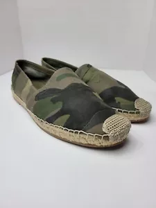 Valentino Garavani scarpe uomo espadrillas como verde slip on - Foto 1 di 12