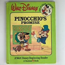 VTG PINOCCHIO'S PROMISE Walt Disney Fun-To-Read Library Volume 3 HB 