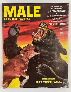Male Magazine, December 1952, Vintage Men's Interest Stories, Pulp - Picture 1 of 6
