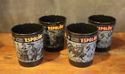 SET OF 4 ESPOLON TEQUILA HARD PLASTIC DRINKING GLASSES TUMBLERS ROOSTER SKELETON