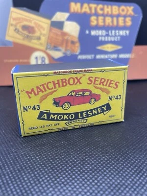 Matchbox Lesney No.43 Hillman Minx  Repro Box - Image 1 of 2