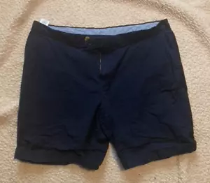 Brooks Brothers Shorts Mens 42 slid navy Blue Seersucker shorts - Picture 1 of 4