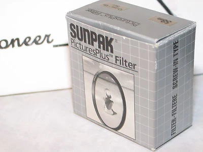 SUNPAK 58mm CLOSE UP #1, 2, 4  filter w/ case  - Image 1 of 2