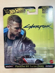 Hot wheels premium Porsche 911 Turbo (930) on Real Riders Cyberpunk 2077 new - Picture 1 of 7