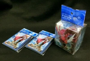 Pokemon Card Mega Gyarados Official Sleeve 2 Packs (64) + Deck Case Set Japanese - Picture 1 of 2