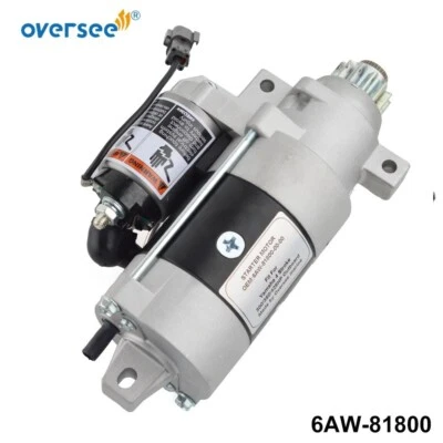 6AW-81800-00-00 STARTING MOTOR ASSY For Yamaha F300 350 425 HP 4 Stroke Outboard - Image 1 of 4