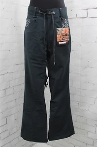 Technine Slimish Stretch Denim Shell Snowboard Pants Men's Small Black New - Picture 1 of 3