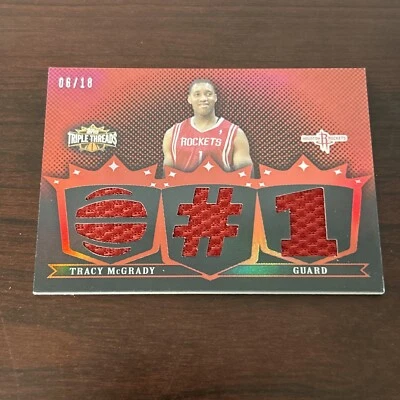 2007-08 Topps Triple Threads Relics 6/18 Tracy McGrady #TTR-29 HOF - Image 1 of 2