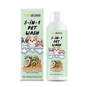 Champú de limpieza suave para mascotas 100 ml 5 en 1 esencia vegetal nutritivo Anta3d8 GTR8 - Imagen 1 de 19